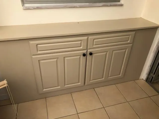 Hand Painted built in cupboards