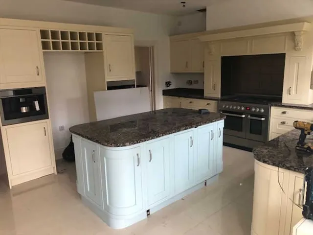 Black And White Hand Painted Kitchen