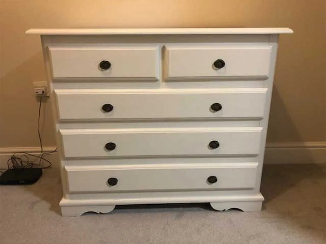Hand Painted Chest Of Drawers