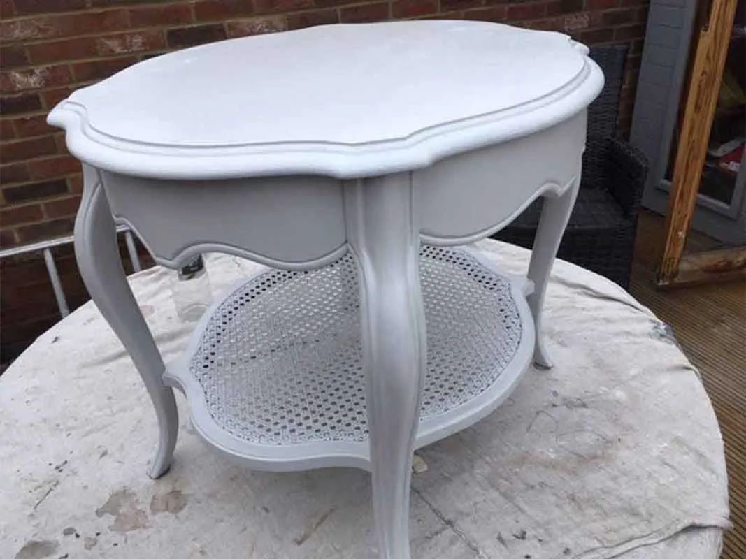 Hand Painted Lamp Table Essex