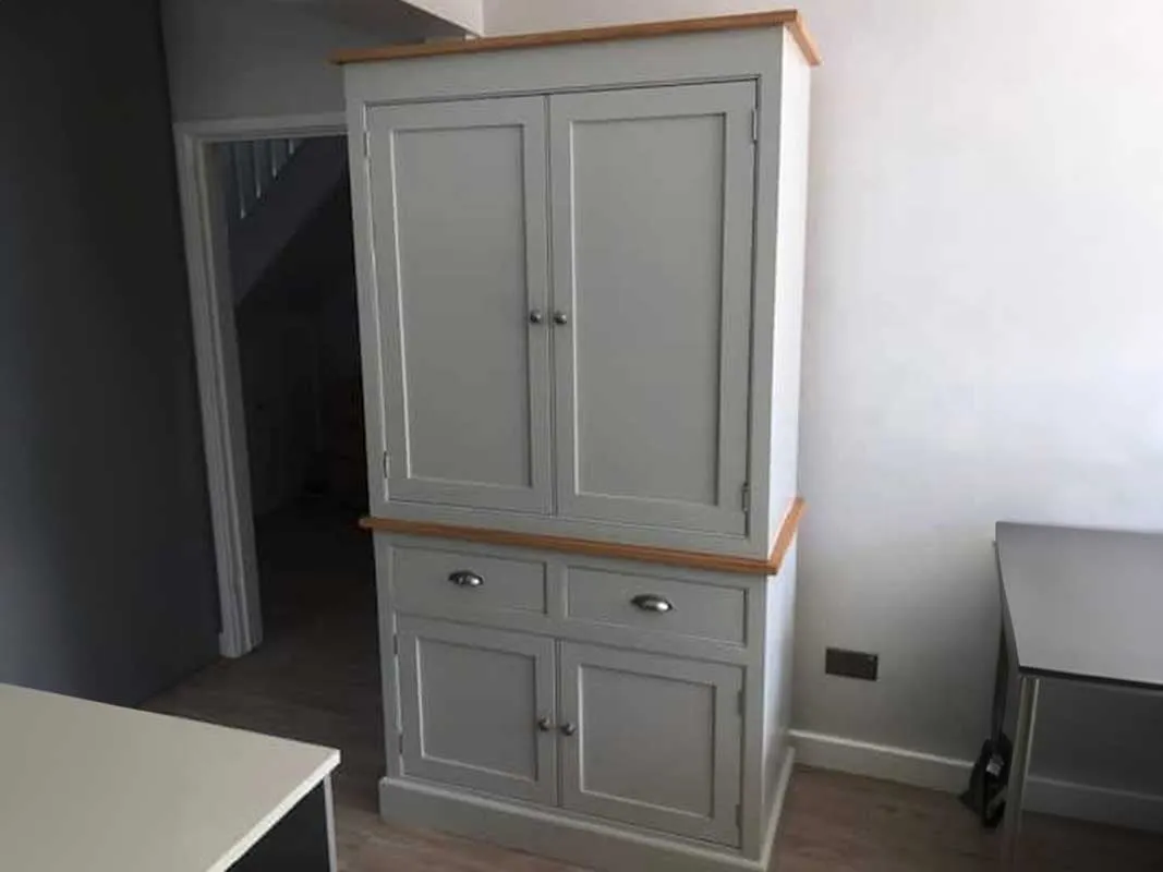 Hand Painted Oak Dresser