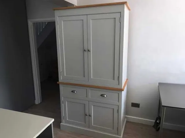 Hand Painted Oak Dresser