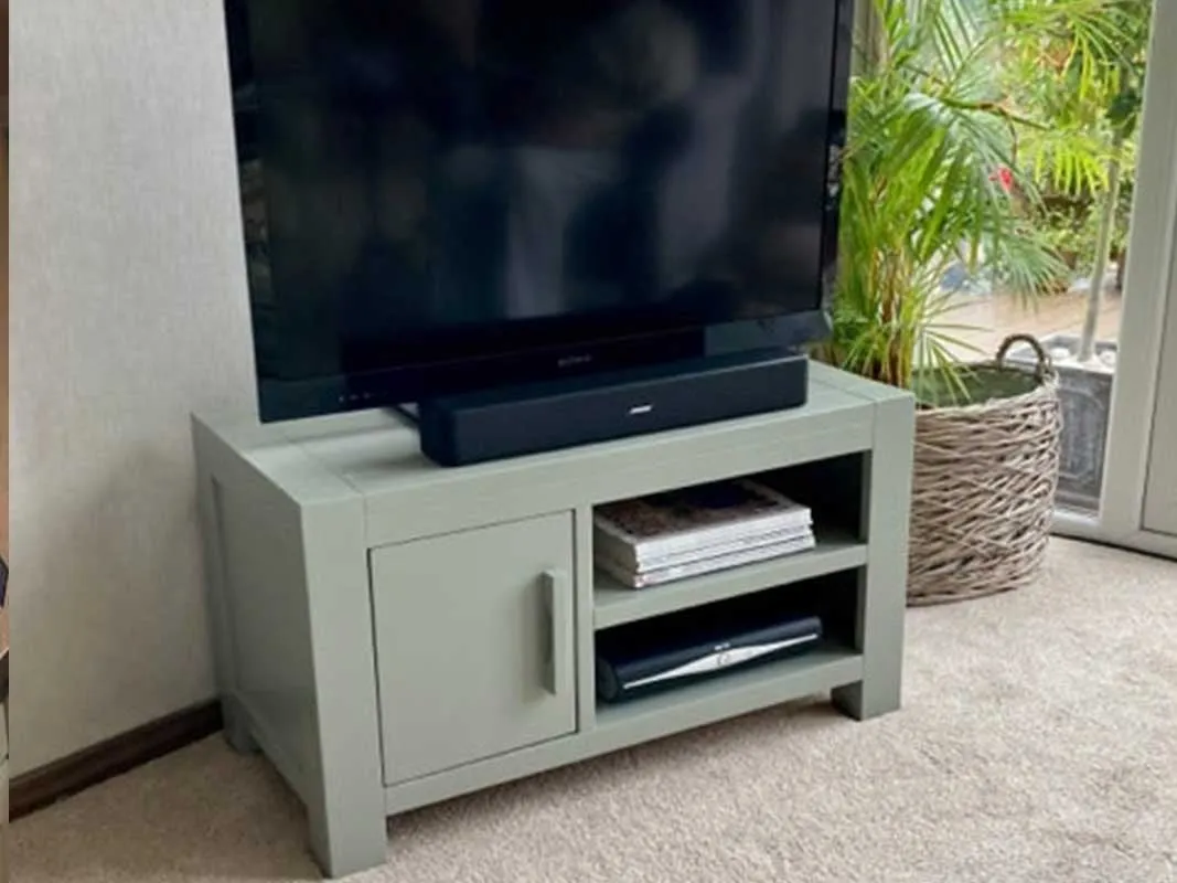 Hand Painted Tv Cabinet