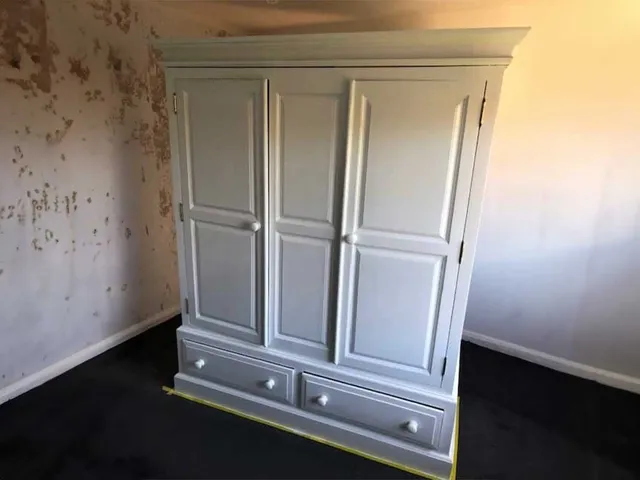 Hand Painted Wardrobe