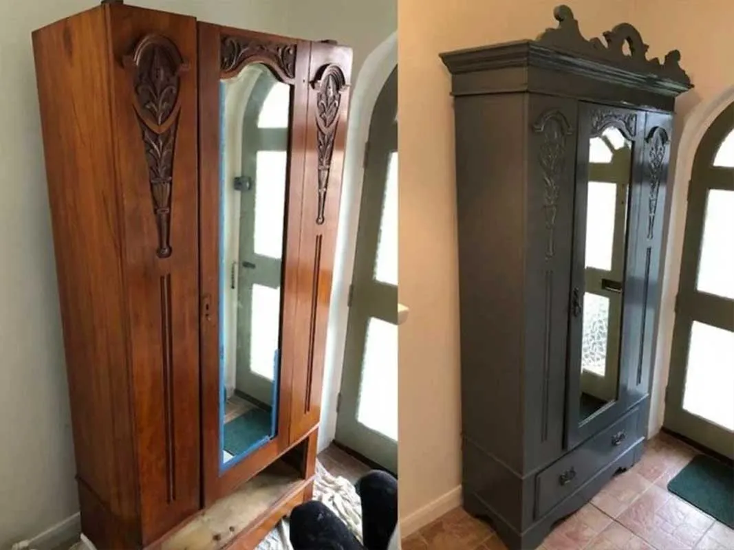 Hand Painting Vintage Furniture Aveley