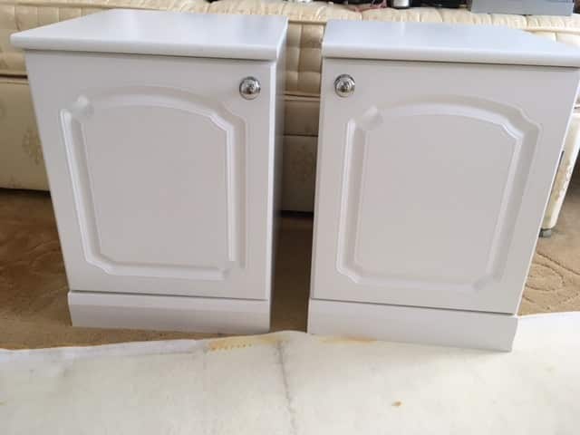 Hand Painted Bedside Cabinets