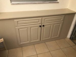 Hand Painted built in cupboards