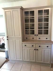 White Hand Painted Kitchen Cupboards