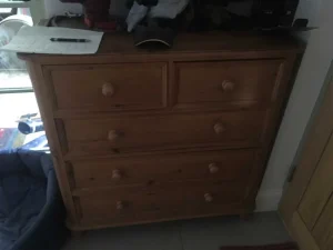 Hand Painted Chest Of Drawers Before 1024x768