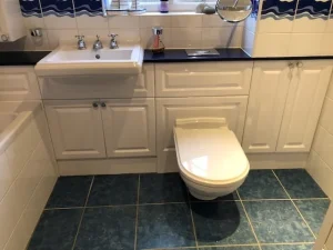 Hand Painted Bathroom Units 2 After