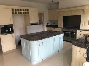 Black And White Hand Painted Kitchen