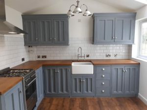 Kitchen Revamp After Hand Painted Cabinets