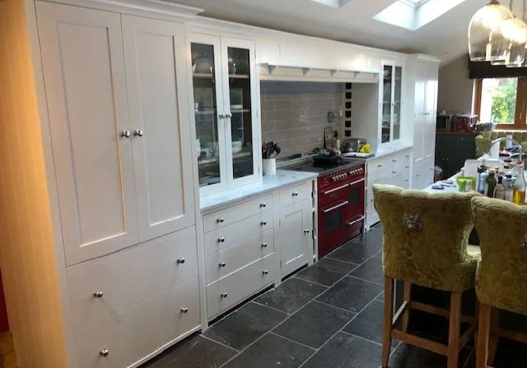 Dual Colour Hand Painted Kitchen