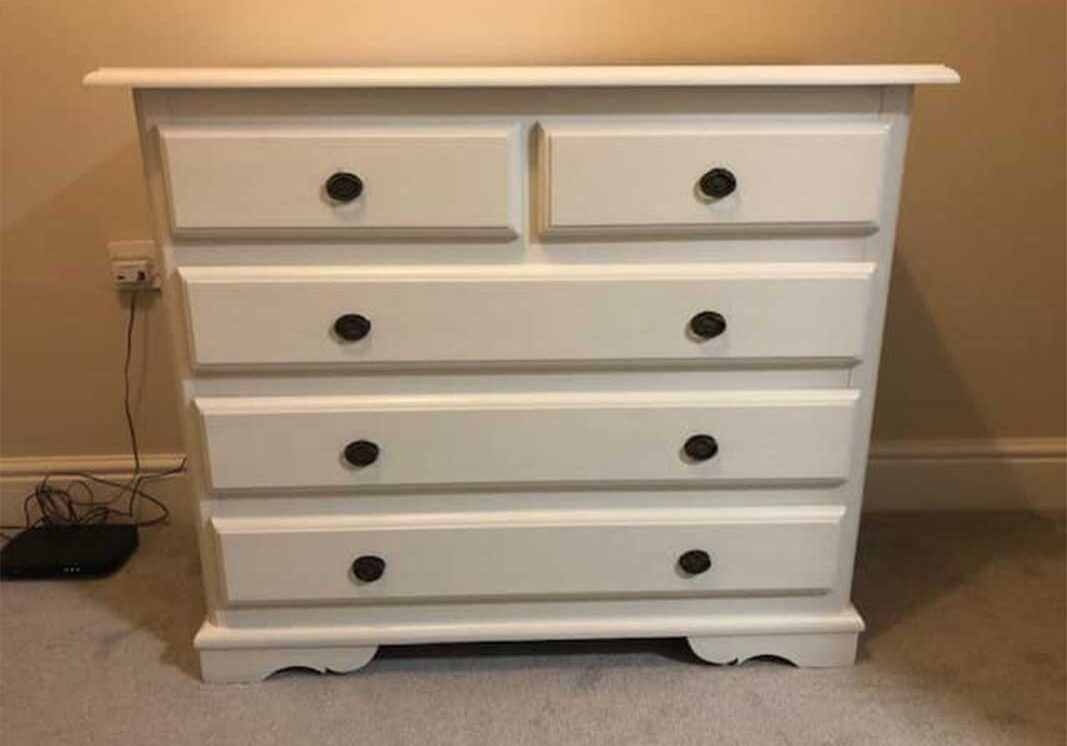 Hand Painted Chest Of Drawers