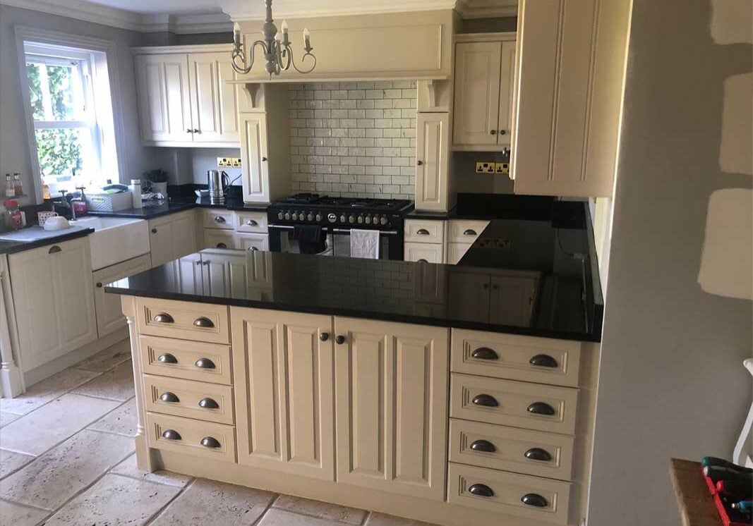 Hand Painted Kitchen In Joas White