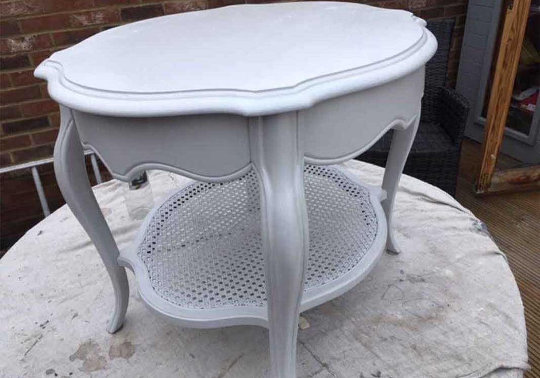 Hand Painted Lamp Table Essex