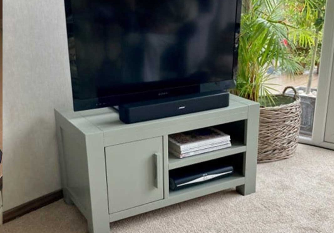 Hand Painted Tv Cabinet