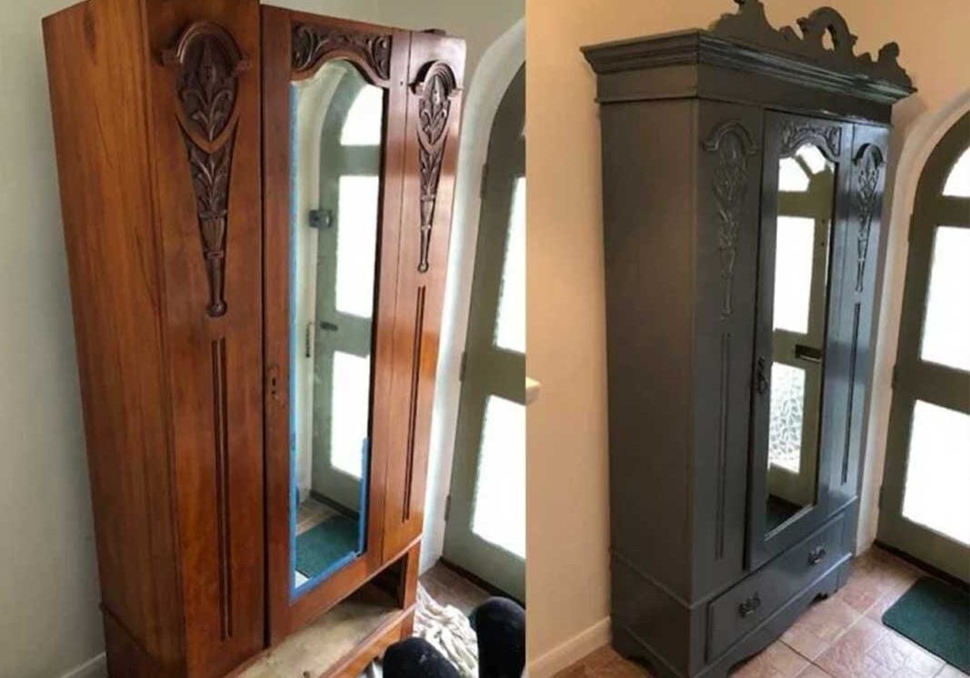 Hand Painting Vintage Furniture Aveley