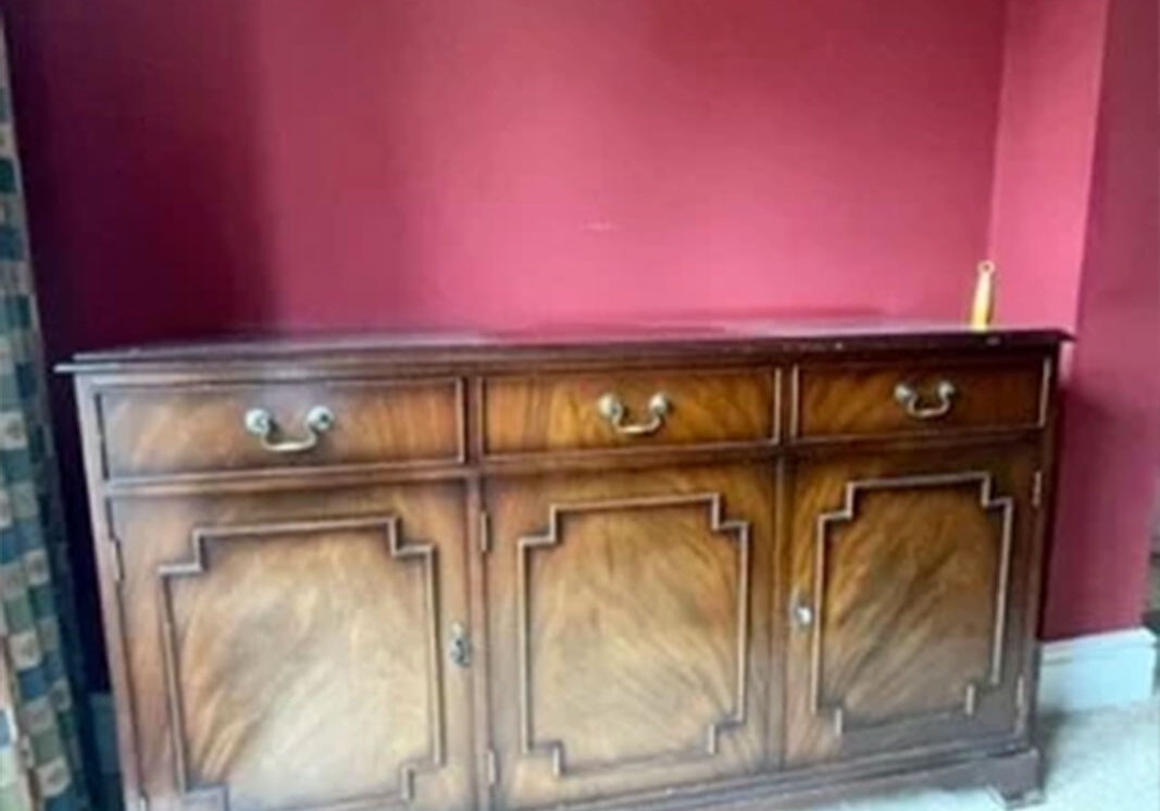 Mahogany Table Before After